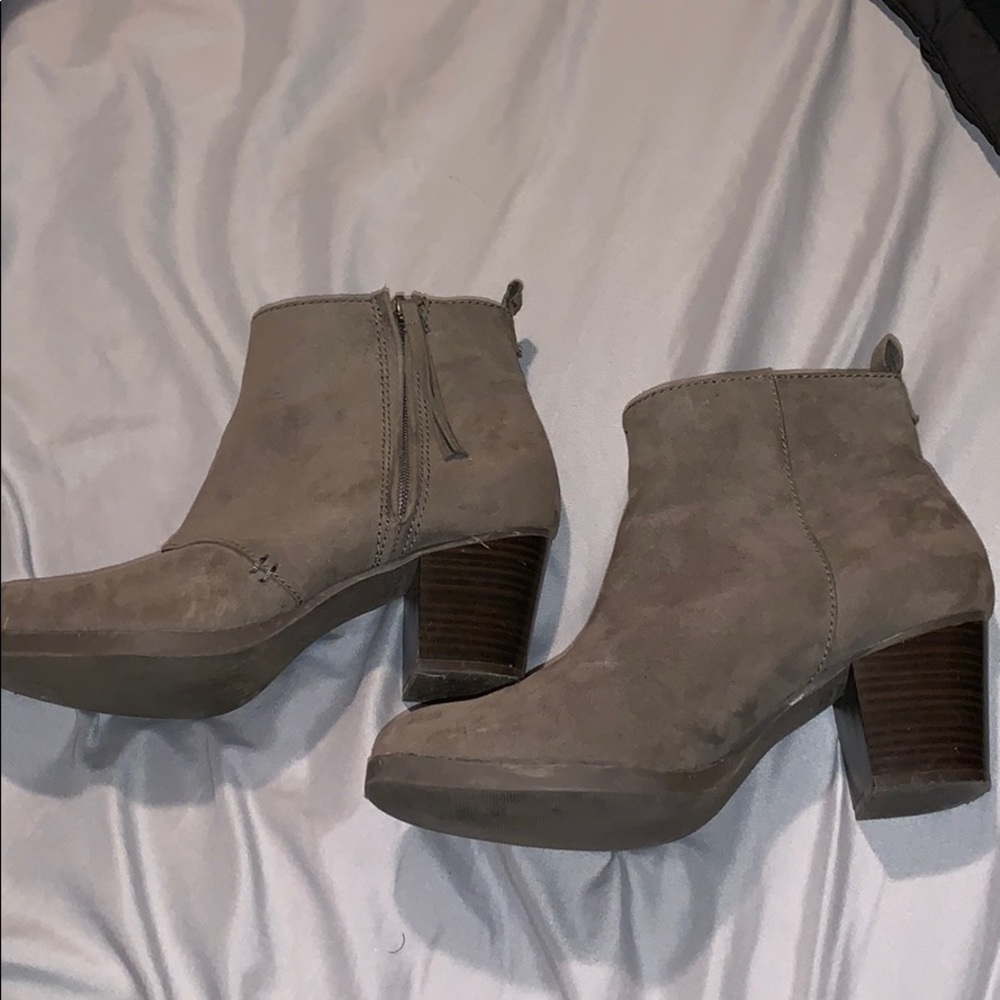 Grey booties